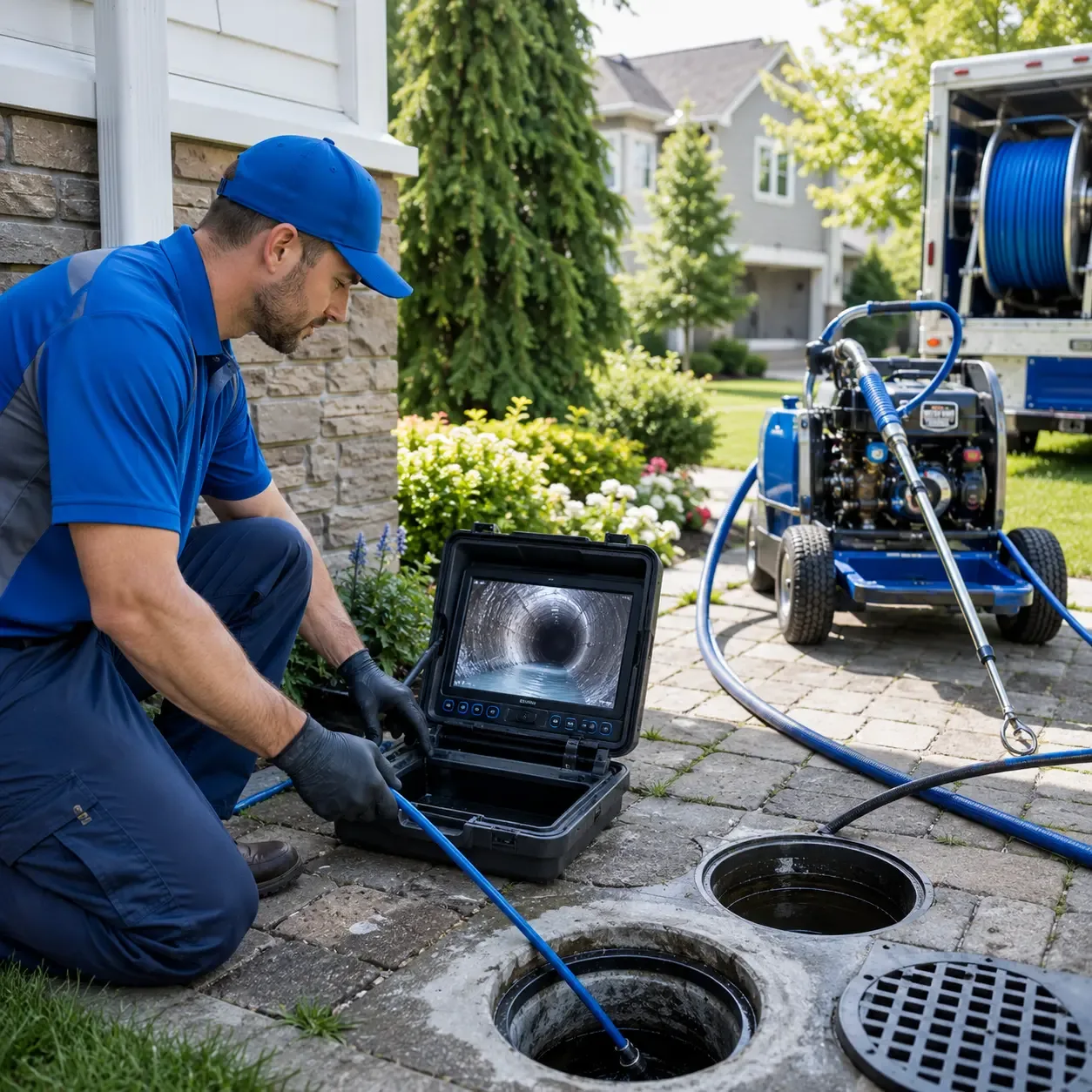Outdoor drain cleaning professionals serving Linn, KS
